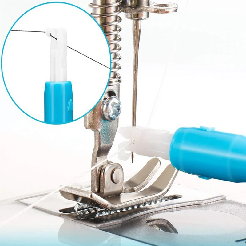 Needle Threader Stitch Insertion Tool Sewing Machine Needle Inserter Manual Needle Threader Sewing Tool Apparel Sewing Accessory