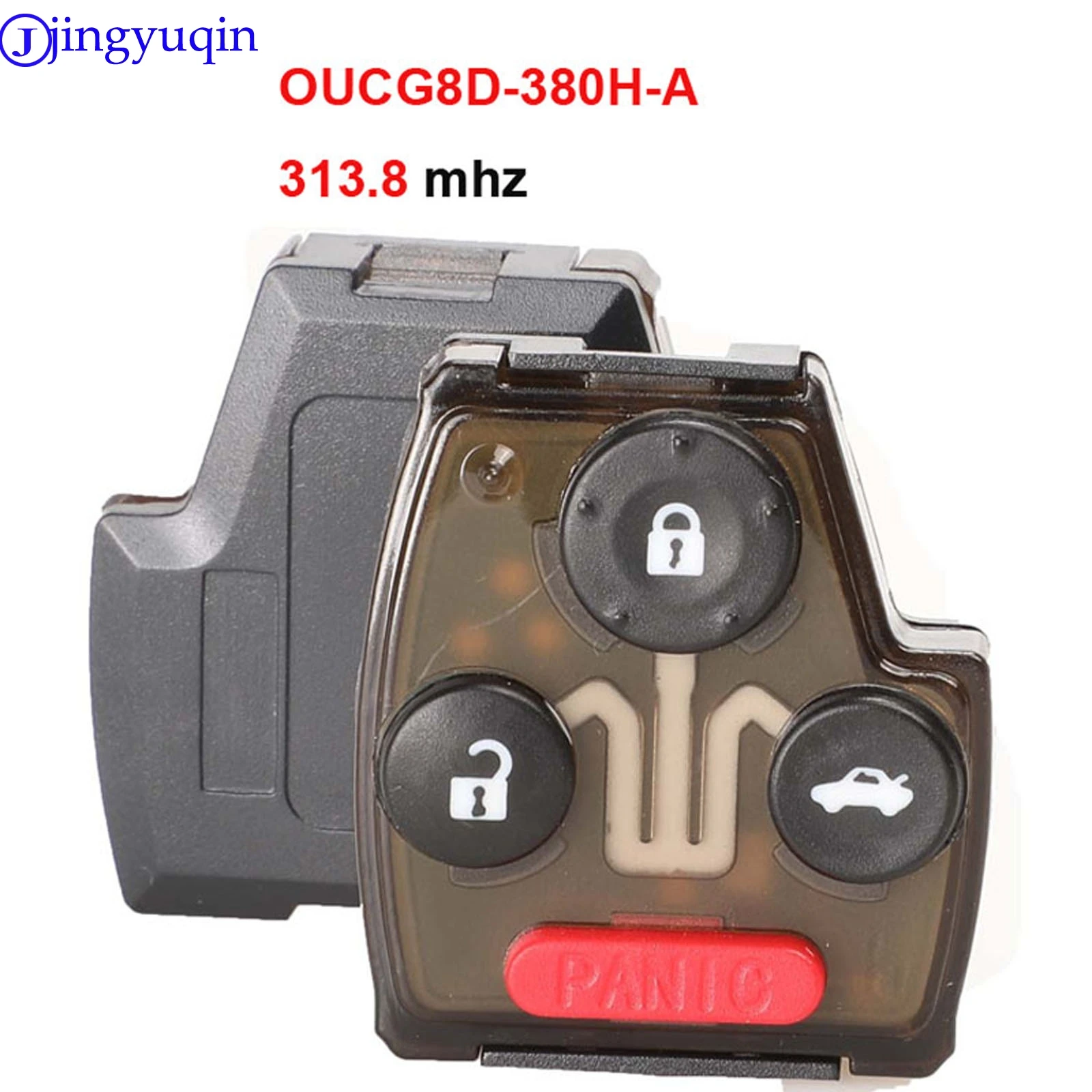 jingyuqin 4Buttons 313.8Mhz Car Remote Keyless Key Fob For Honda Accord 2003 2004 2005 2006 2007 Board only