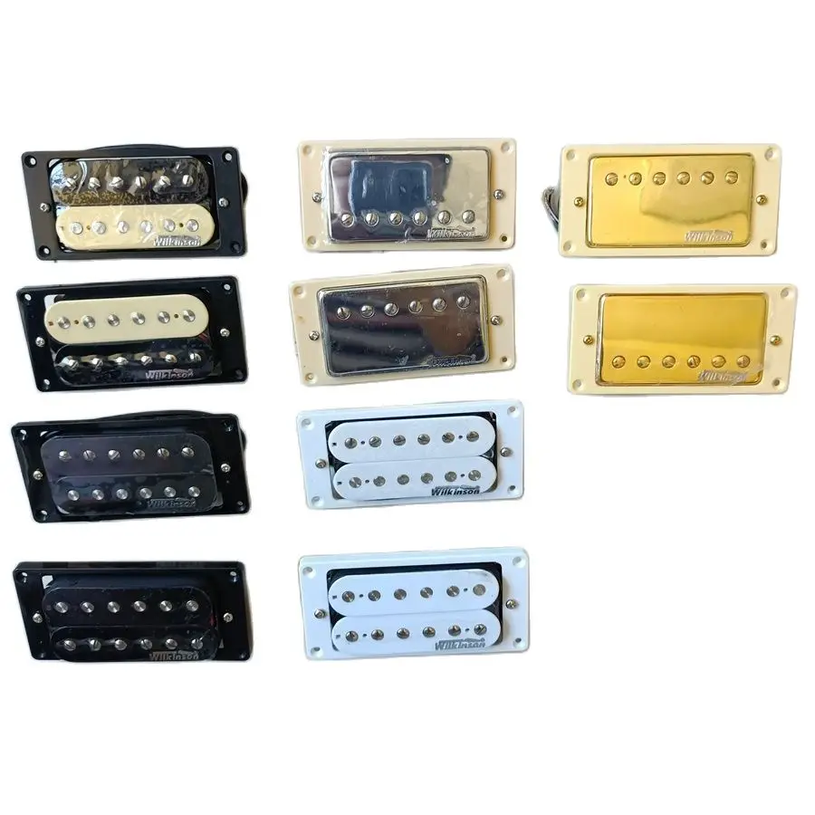 Upgrade Wilkinson WVC Alnico V Humbucker Pickups 4C Conducter with Shield Professional Guitar Parts