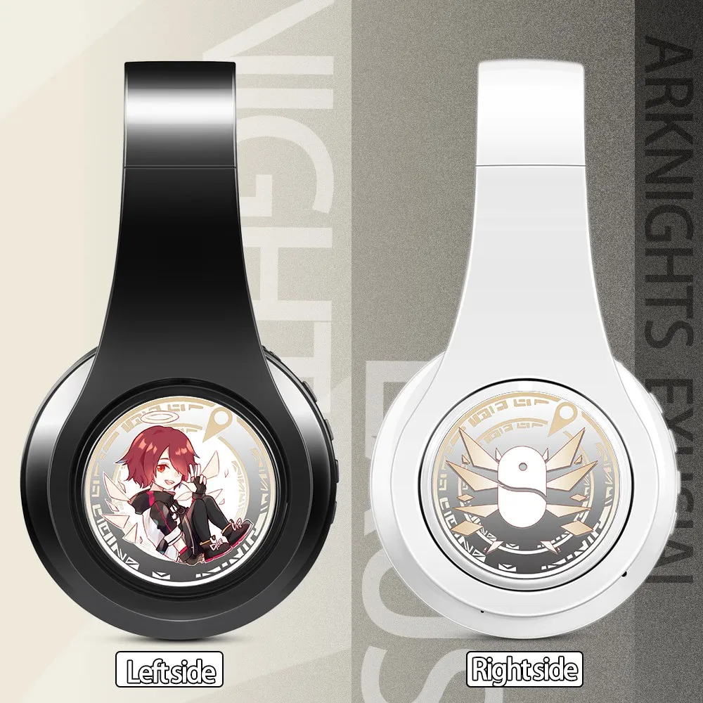 Próprias fones de ouvido sem fio, fones de ouvido elegantes com bluetooth e plugue embutido