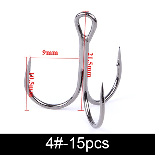 FTK Drillinge Baitholder Bass Angelhaken Köderhalter Fliegenbinden Kurbelhaken Set Salzwassernadel Angelhaken