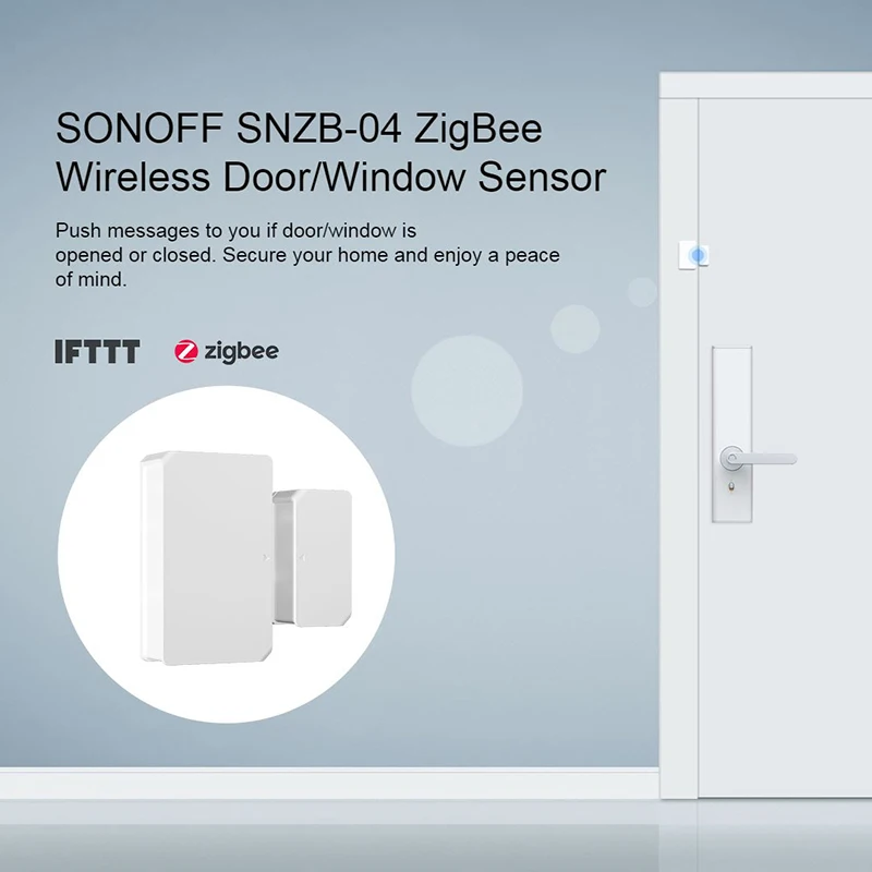 SONOFF Zigbee 3.0 ZBBridge Mini ZBMINI / Wireless Switch / Temperature Humidity /Motion /Door Sensor Work With Alexa Google Home