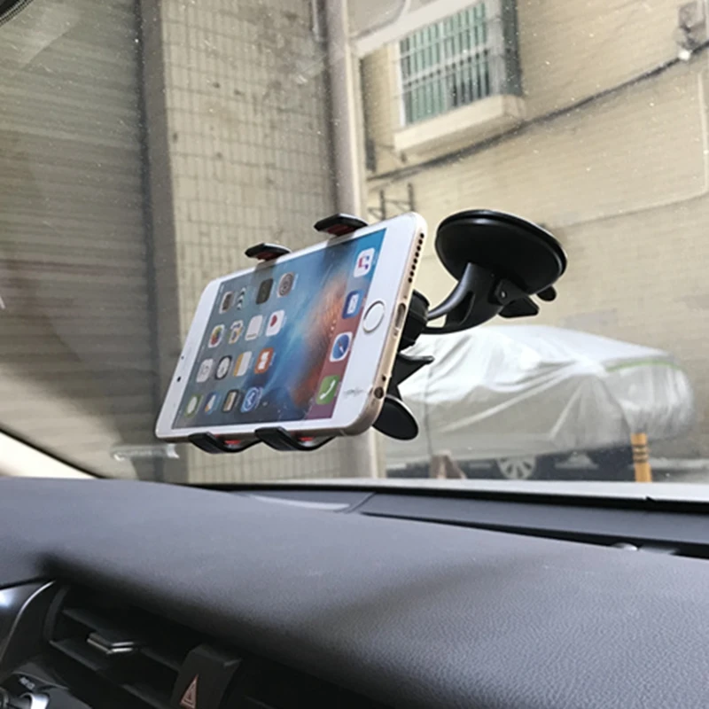 Phone Car Holder 360 Degree Rotation Mount Windshield Mobile Phone Holder For phone Car Dashboard Phone Holder Support GPS