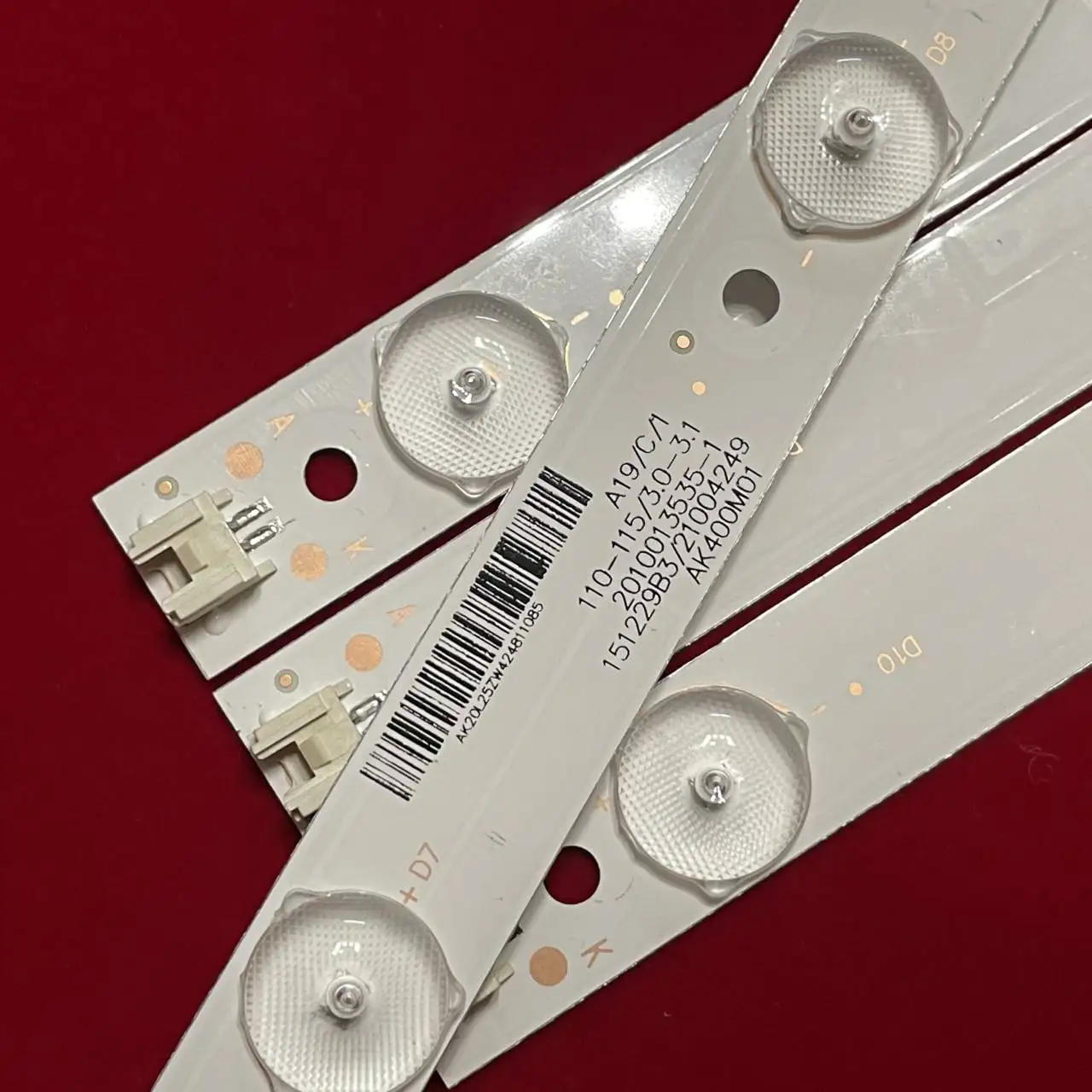 1 Satz = 4 Stück LED-Hintergrundbeleuchtungsstreifen 10 Lampen AHKK40D10-ZC21FG-01 303AK 400031   Für LED40F1120C LED-40B550 LED-40B900