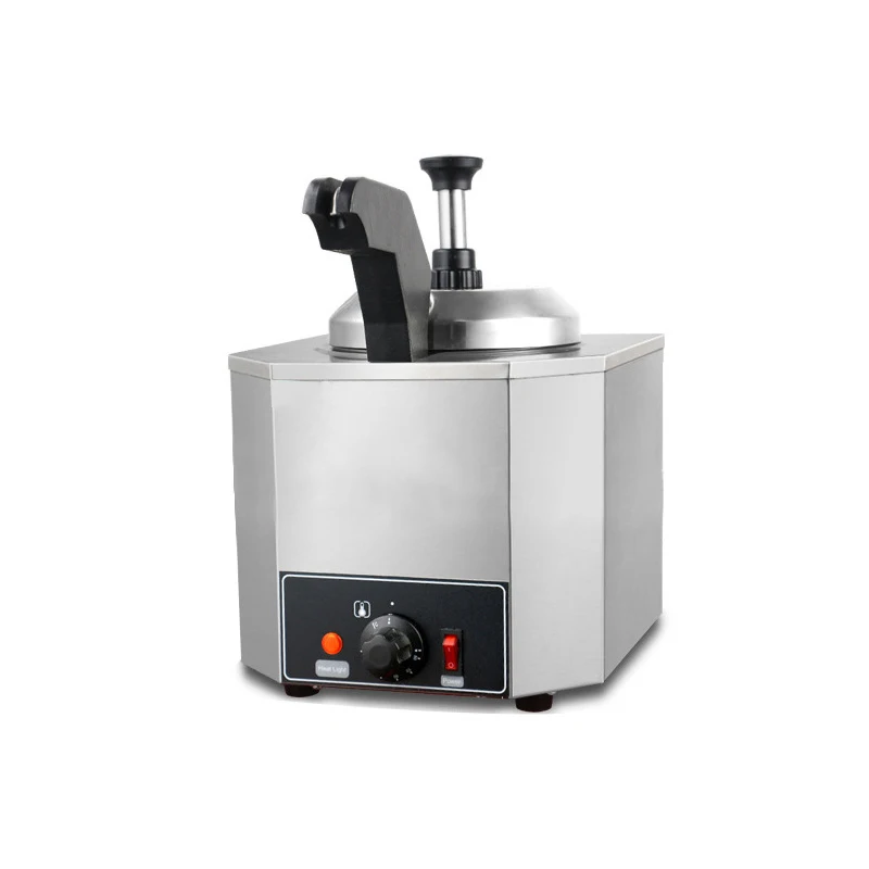 

220v Stainless steel Chocolate sauce warmer Hot Cheese Soy Sauce Filling Spread Machine Filling Machine hand press Butter Sauce