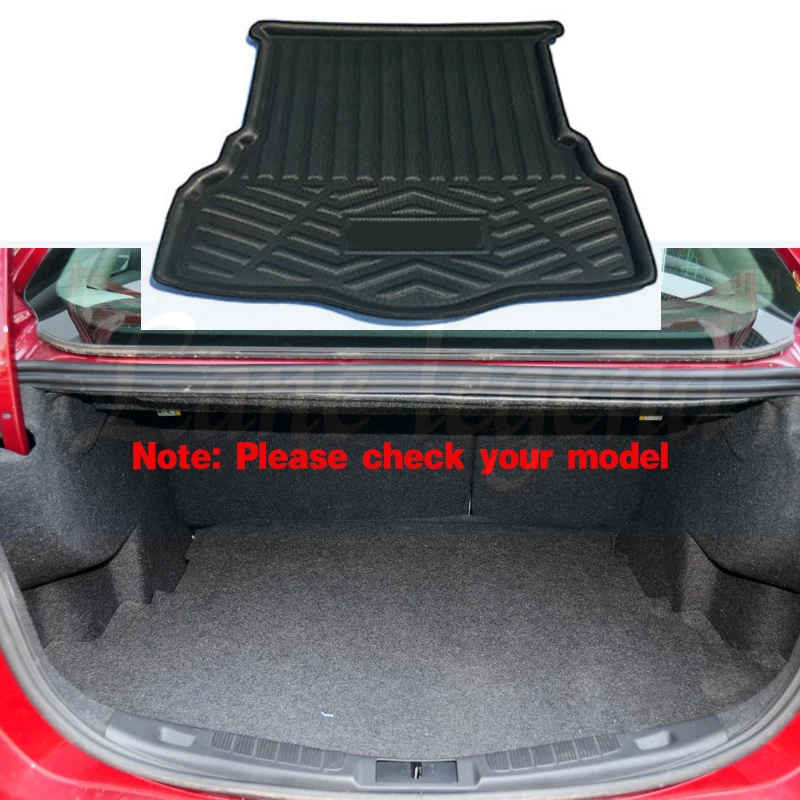 For Ford Fusion Mondeo 2013 2014 2015 2016 2017 2018 Boot Mat Rear Trunk Liner Cargo Floor Tray Carpet Mud Pad Car Accessories