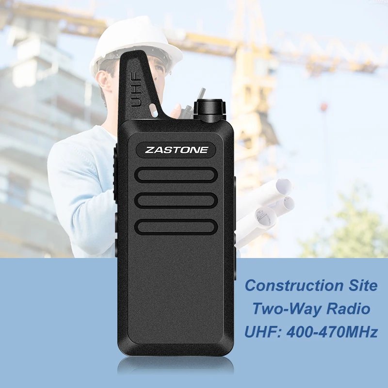 6 PCS Zastone X6 walkie talkie UHF 400-470MHZ mini radio portable handheld transceiver toy walkie talkie