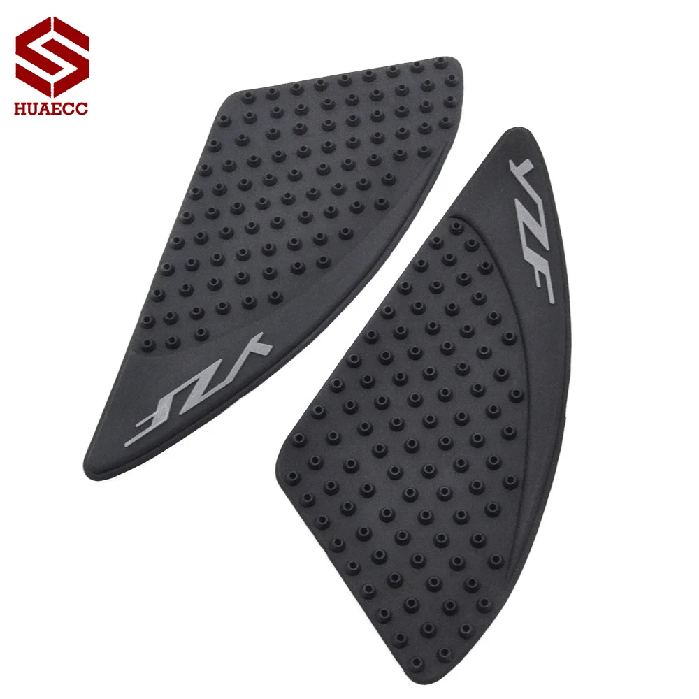 

Black Motorcycle Tank Traction Side Pad Gas Knee Grip Fuel Tank Pad Protector Stickers Decals For Yamaha R15 2015 2016