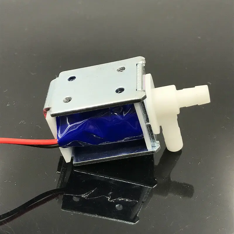Mikro Mini zawór elektromagnetyczny DC 6V 12V 24V normalnie zamknięty N/C zawór wody zawór sterujący N/C — zdjęcie 5