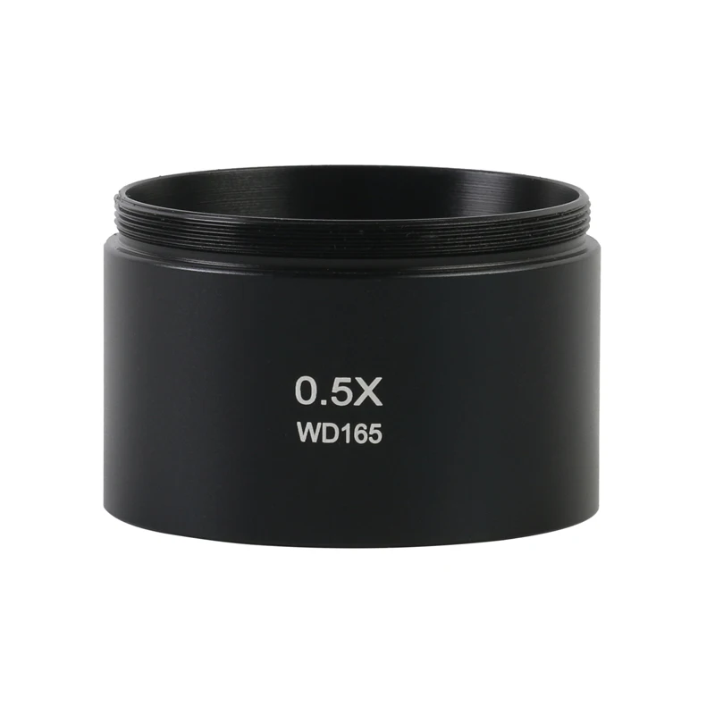WD30 WD165 WD120 0,3X0,5X0,7X0,75 X 1X 1,5 X 2X Trinocular Mikroskop Stereo Mikroskop Hilfs ziel Objektiv Barlow Objektiv – Detail 3