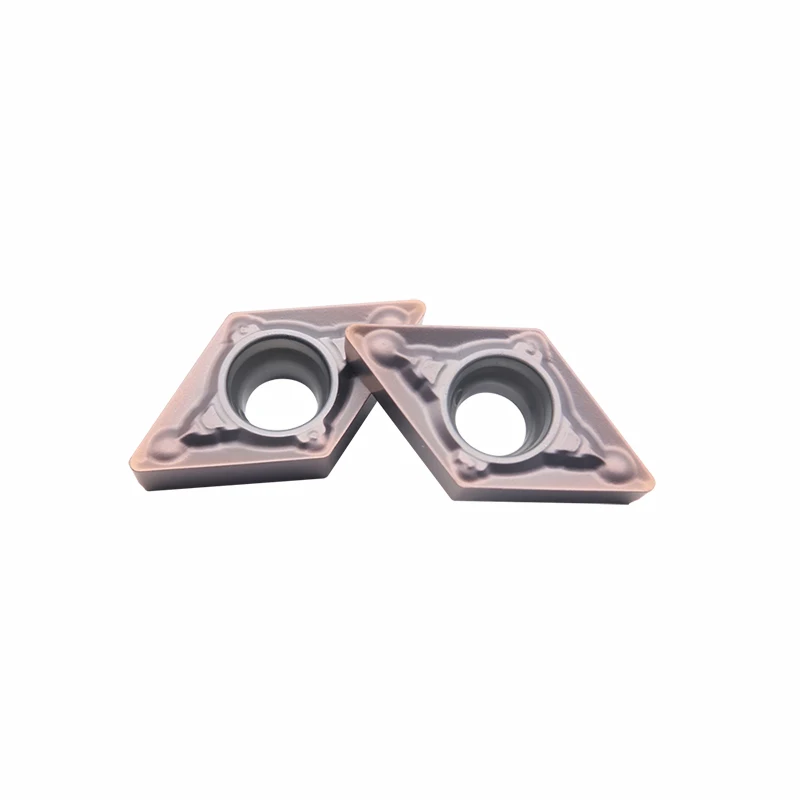 10PCS DCMT070204 MV VP15TF 내부 선삭 공구 초경 인서트 CNC 선반 공구 절단 DCMT 070204 선반 절단기 공구