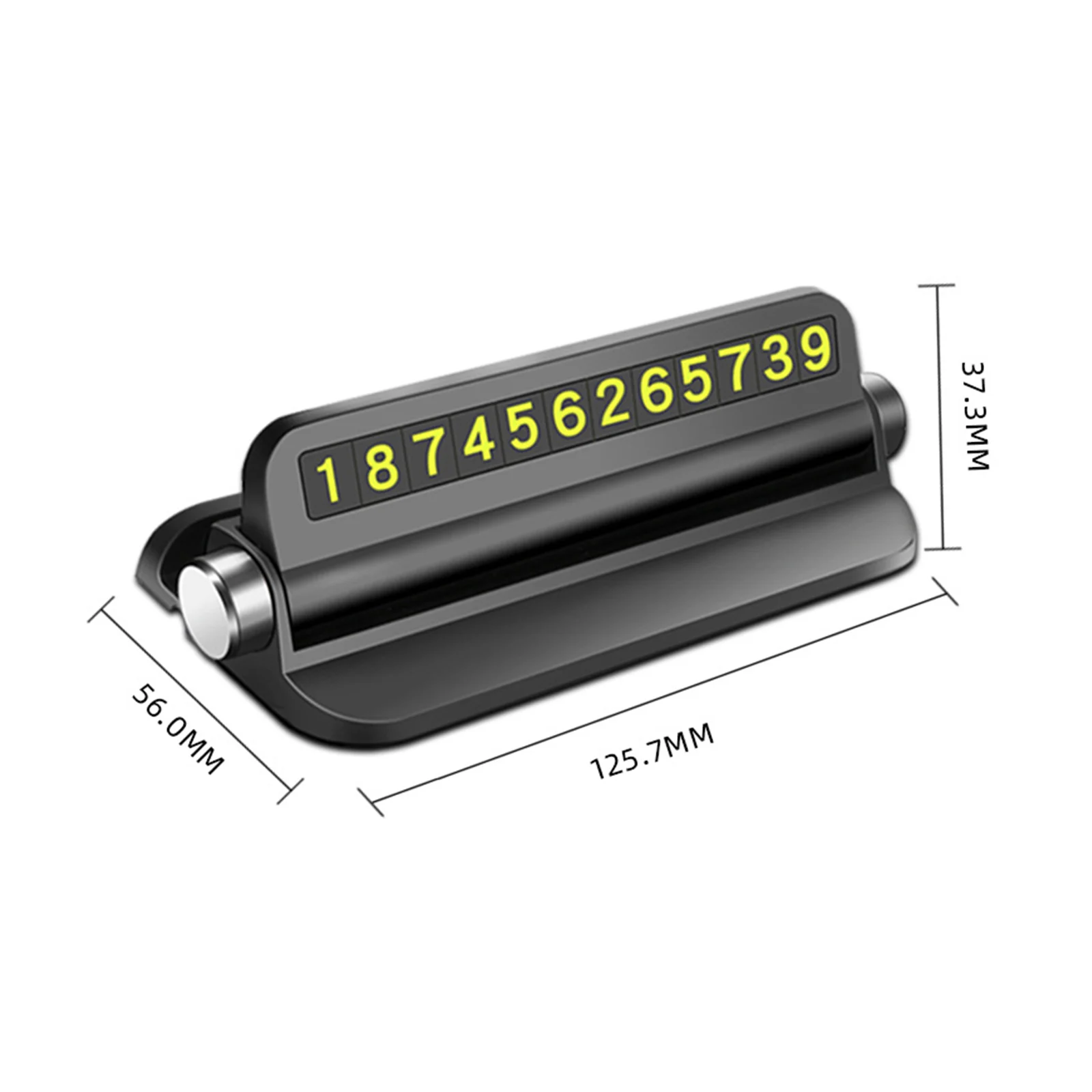 New Luminous Car Temporary Parking Card Sticker Car Air Freshener Auto Phone Number Card Plate Car Aromatherapy Accessories