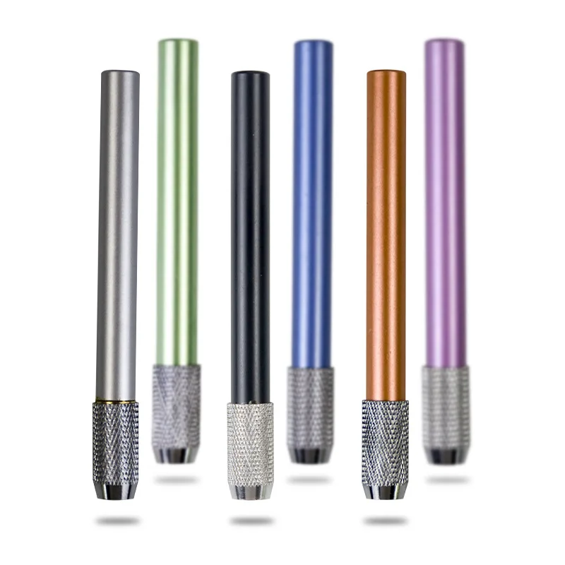 6-color metal pencil extension drawing pencil sleeve extension pencil connector aluminum rod extension rod painting supplies