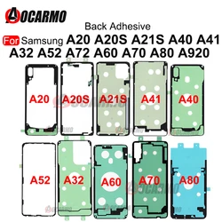 Back Waterproof Adhesive For Samsung Galaxy A20 A20S A21S A32 A42 A40 A54 A50 A52 A60 A70 A73 A80 A920 Back Cover Sticker Glue