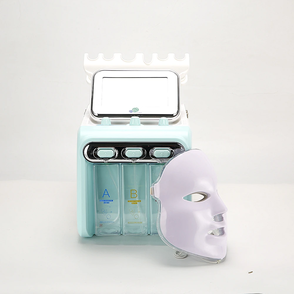 7 in1 H2-O2 Hydro Dermabrasion RF Bio-lifting Spa Facial Hydro Facial Microdermabrasion Machine Water Dermabrasion Beauty machin