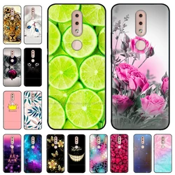 For Nokia 4.2 Case 5.71'' Soft Silicone Bumper Phone Case For Nokia 4.2 nokia4.2 Case Cute Printted Flower TPU Back Cover Fundas