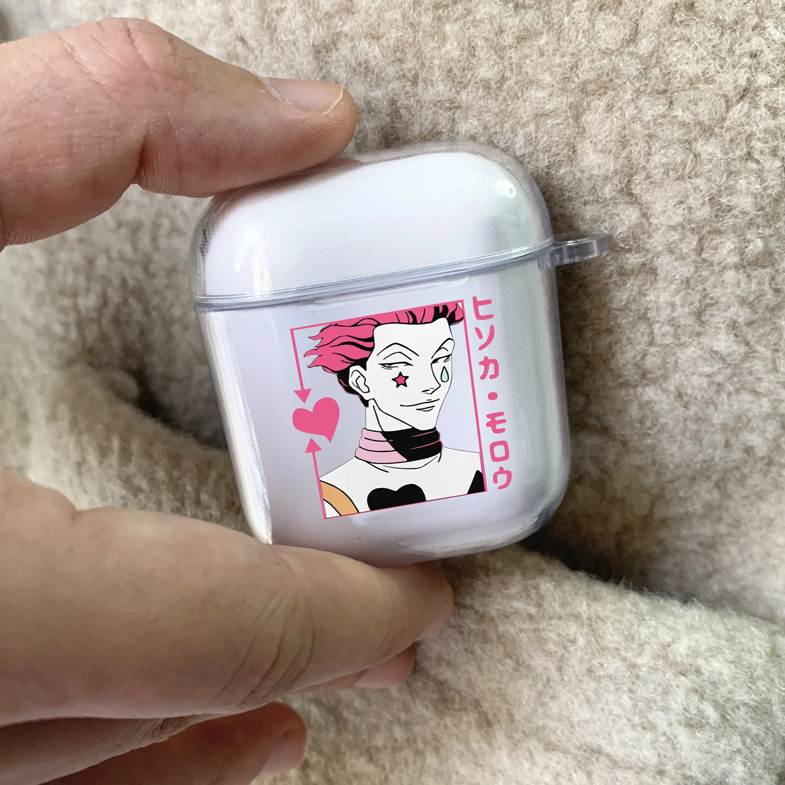 هنتر x هنتر HXH أنيمي هنتر X هنتر 3 كيس الهواء جراب ل Airpods 2 1 حالات ل Air pod برو واضح لطيف لينة شفافة كوكه