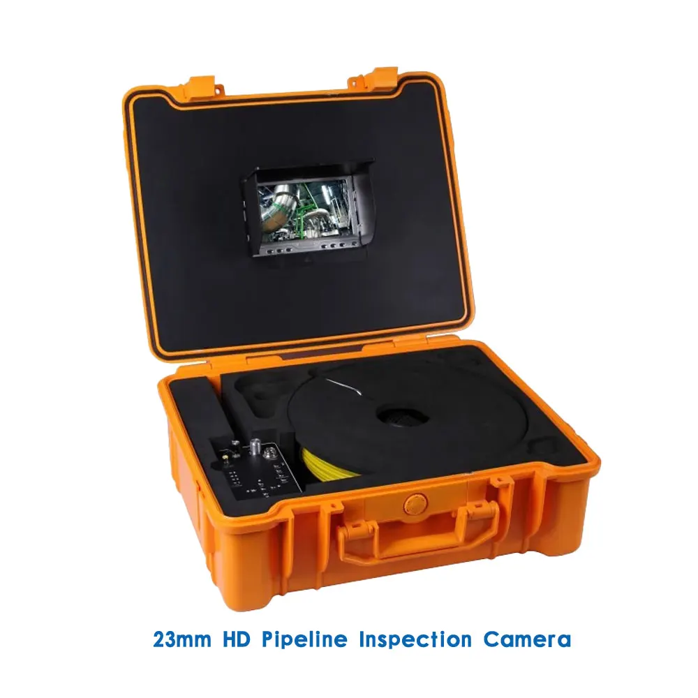 23mm Camera Head 7inch Monitor Industrial Pipeline Inspection Sewer Video System Endoscope Surveillance Night Vision DVR