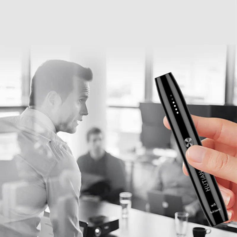 Anti Spy Camera Pen Detector Wireless RF Signal Eavesdropping Pinhole Hidden Cam Audio Bug GSM GPS Wiretapping Device Scanner