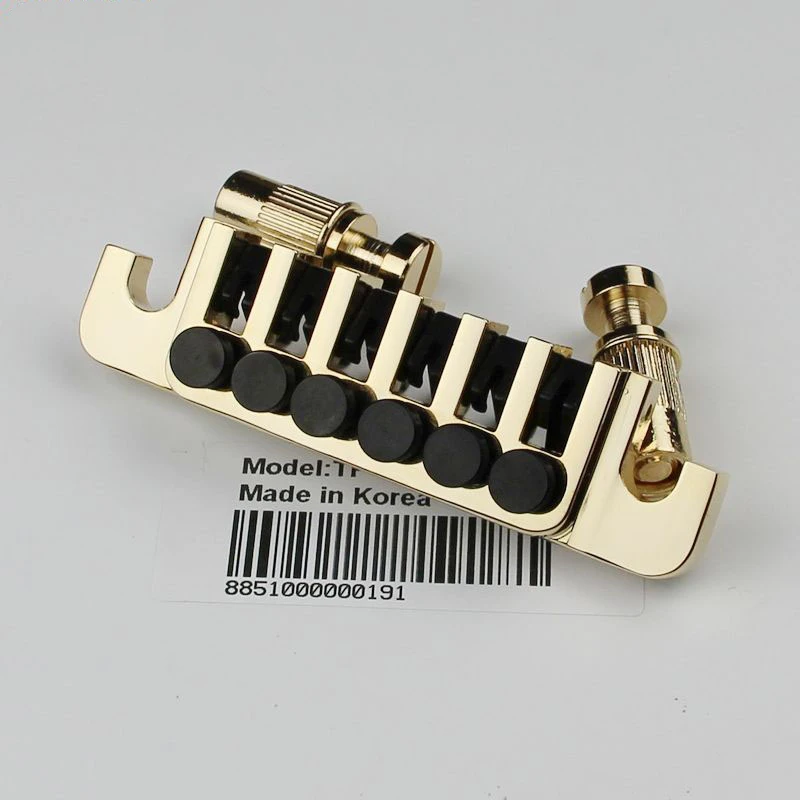 

Guitar Bridge Tailpiece - Tune-O-Matic Bridges Replacement for EPI LP SG 6 String Electric Guitar (Golden)