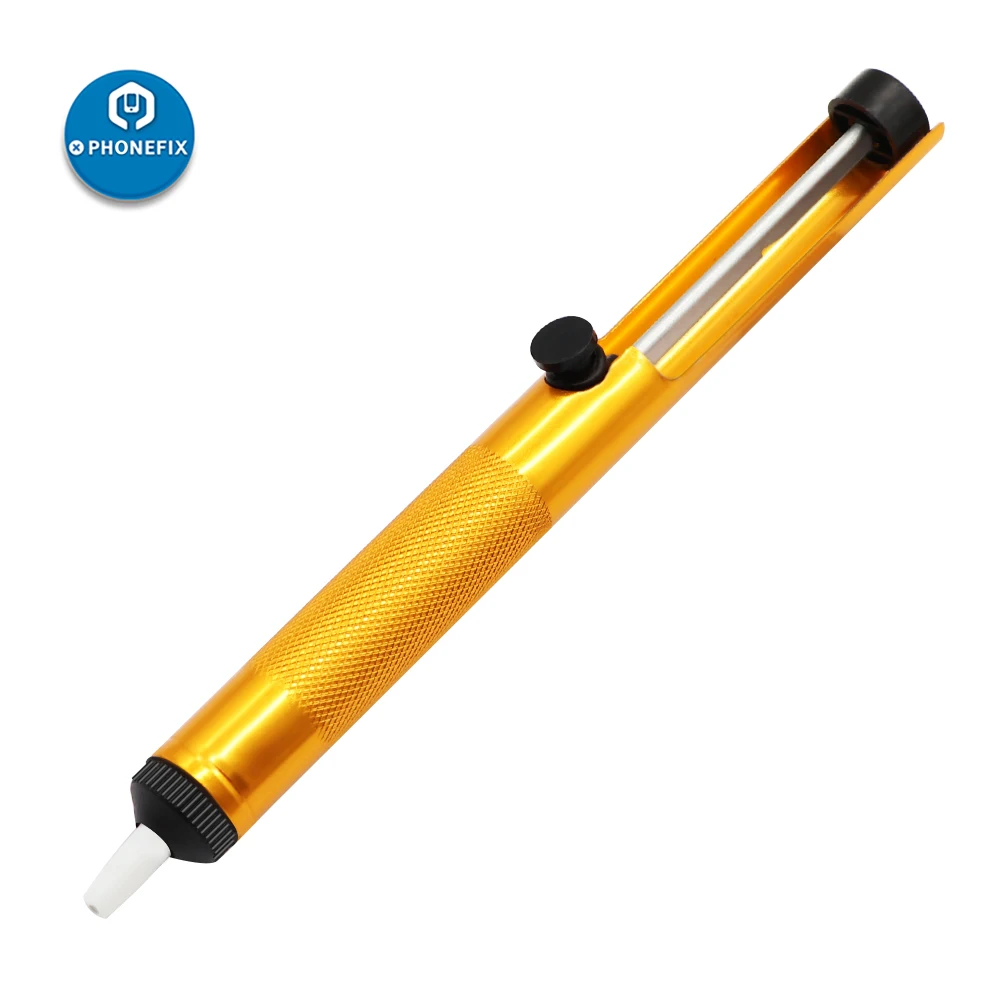 อลูมิเนียมโลหะปั๊มดูดDesoldering Soldering SuckerปากกาสูญญากาศSolder Sucker Removalเชื่อมโลหะเครื่องมือ