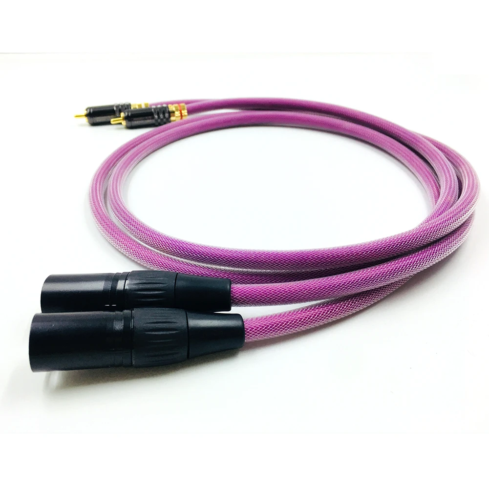 Haldane HIFI WBT-0144 Cavo audio da RCA a XLR maschio Cavo audio di interconnessione di riferimento bilanciato XLR a 3 pin per cavo XLO HTP1