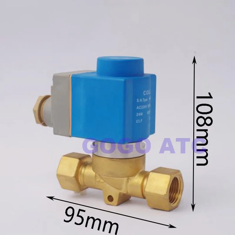 90bar 2 way high pressure CO2 Carbon dioxide gas column solenoid valve 1/2