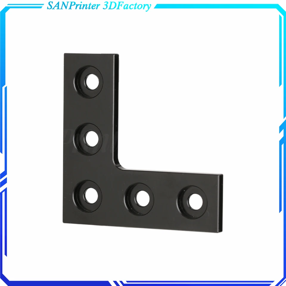 5 Holes 90 Degree Joint Board Plate Corner angle Bracket Connection Joint strip for 2020 Aluminum Profile L type 3d printer part