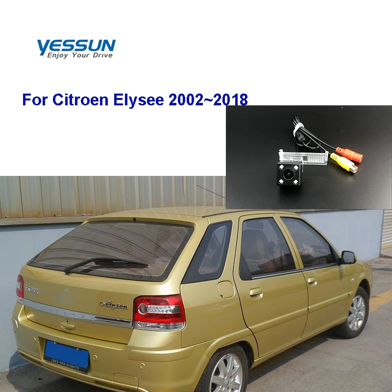 

Yessun Rear View Cameraf For Citroen Elysee 2002 2013~2018 night view CCD camera/license plate camera reverse camera