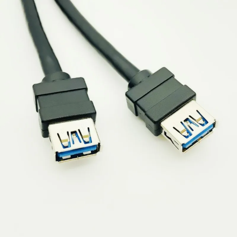 USB 3.0 20Pin الجبهة لوحة كابل USB3.0 محور USB 3.0 المزدوج ميناء USB 3.0 الأنثى إلى اللوحة 20 دبوس رأس موصل محول كابل