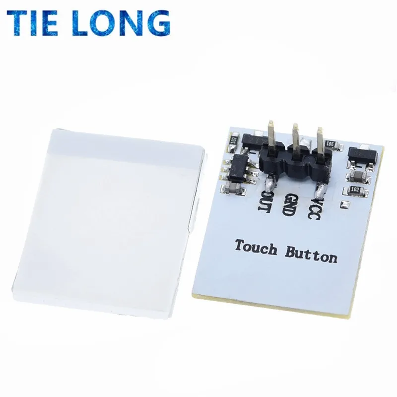 1PCS Green Blue Red Yellow Color RGB Capacitive touch switch button module 2.7V-6V module anti-jamming is strong HTTM series