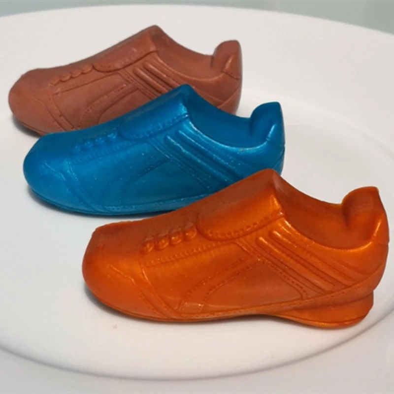 Football Shoe Design Silicone Soap Mold Silicone Molds for Soap Candle Wax Chocolate Cake Aroma Gypsum Resin Crafts Mould Making