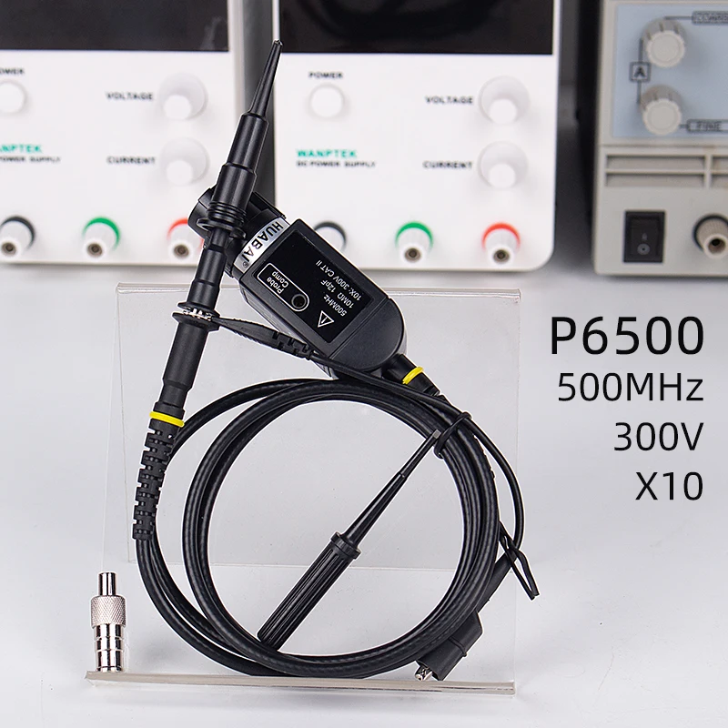 P6100 Oscilloscope Probe DC-100MHz Scope Clip Probe 200Mhz 500Mhz PK8100 PK8200  X1 X10 Osciloscopio Test Probes 300V 600V 1200V