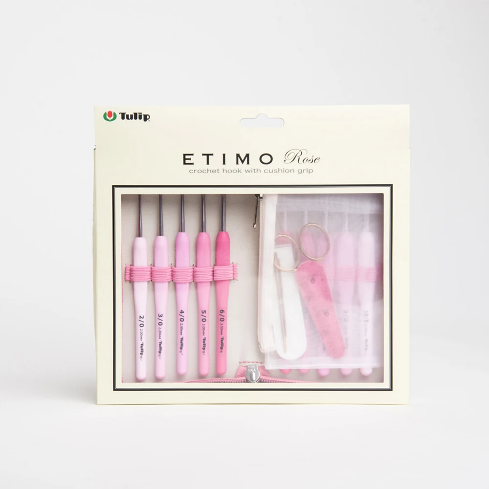 Original Tulip Etimo Rose Crochet Hook Set Of Knitting Needles Knitting Pro Set Needle Diy Knitting Hooks Kit