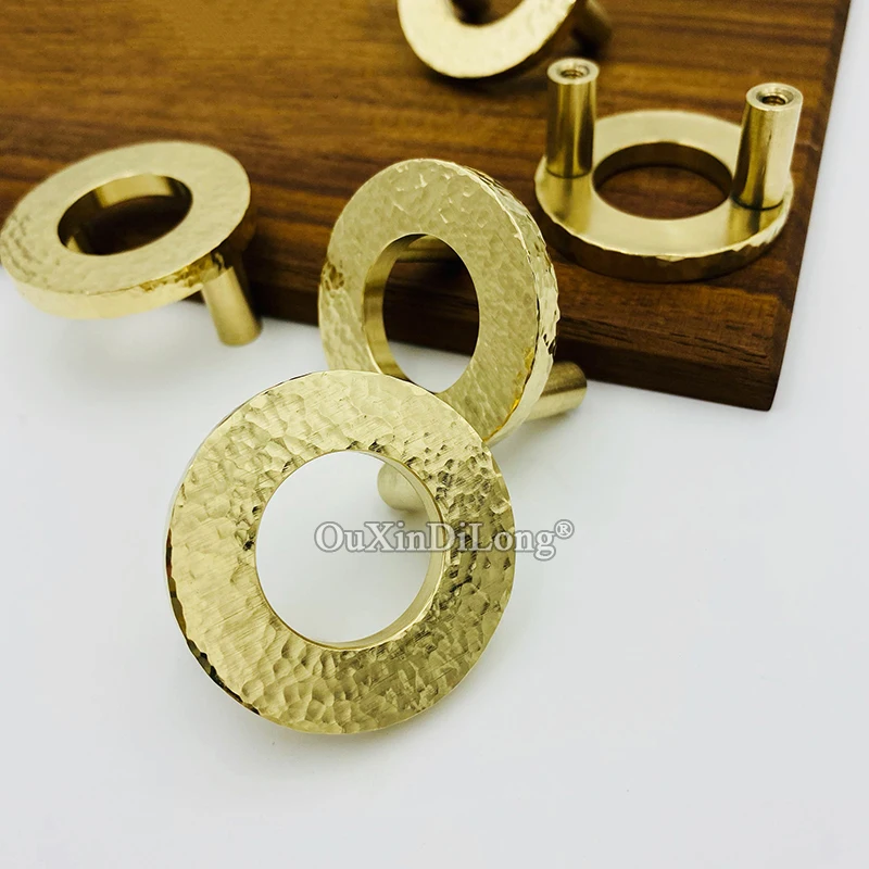 Exquisite 10PCS European Pure Brass Hammer Cabinet Handles Drawer Pulls Cupboard Wardrobe TV Wine Cabinet Pulls Handles & Knobs