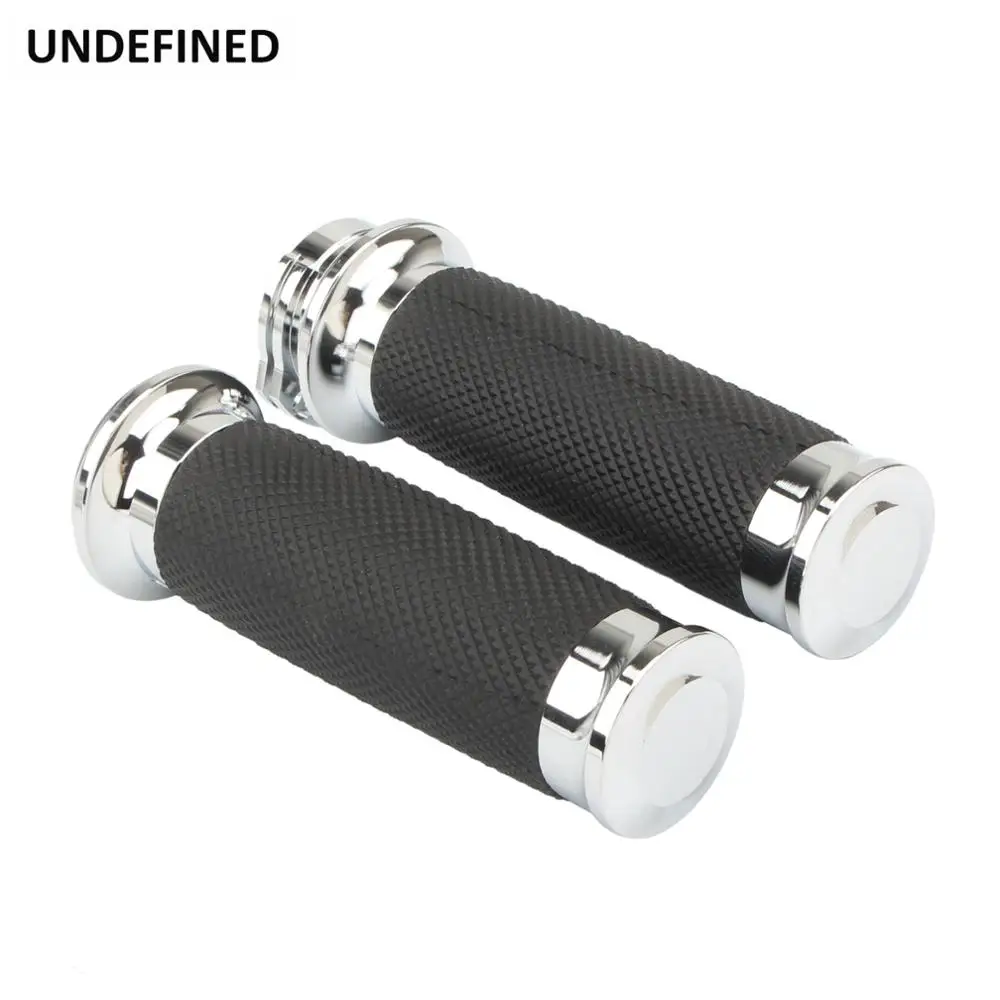 

25mm Motorcycle Handlebar Hand Grips CNC Rubber Handle Bar Grip for Harley Touring Softail Bad Boy FXSTSB Dyna Street Bob FXDB