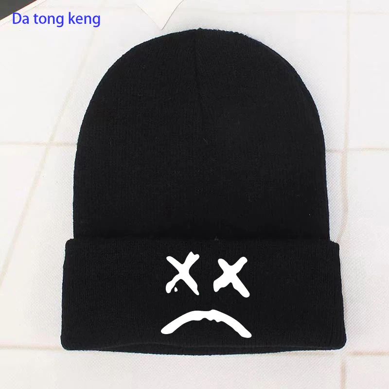 Lil Peep Beanie  Love lil.peep Winter Warm Hat Beanie Print Cap Unisex hat