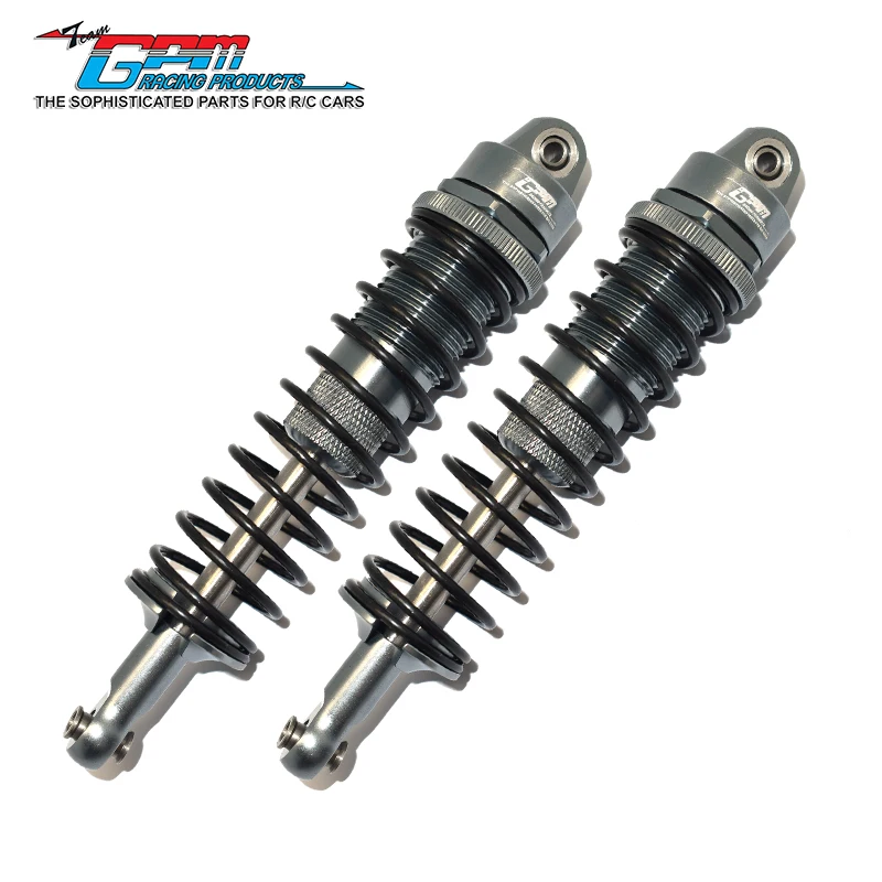 GPM Aluminum Front and Rear Thickened Spring Dampers 145mm for AXIAL 1/6 SCX6 JEEP JLU WRANG LER