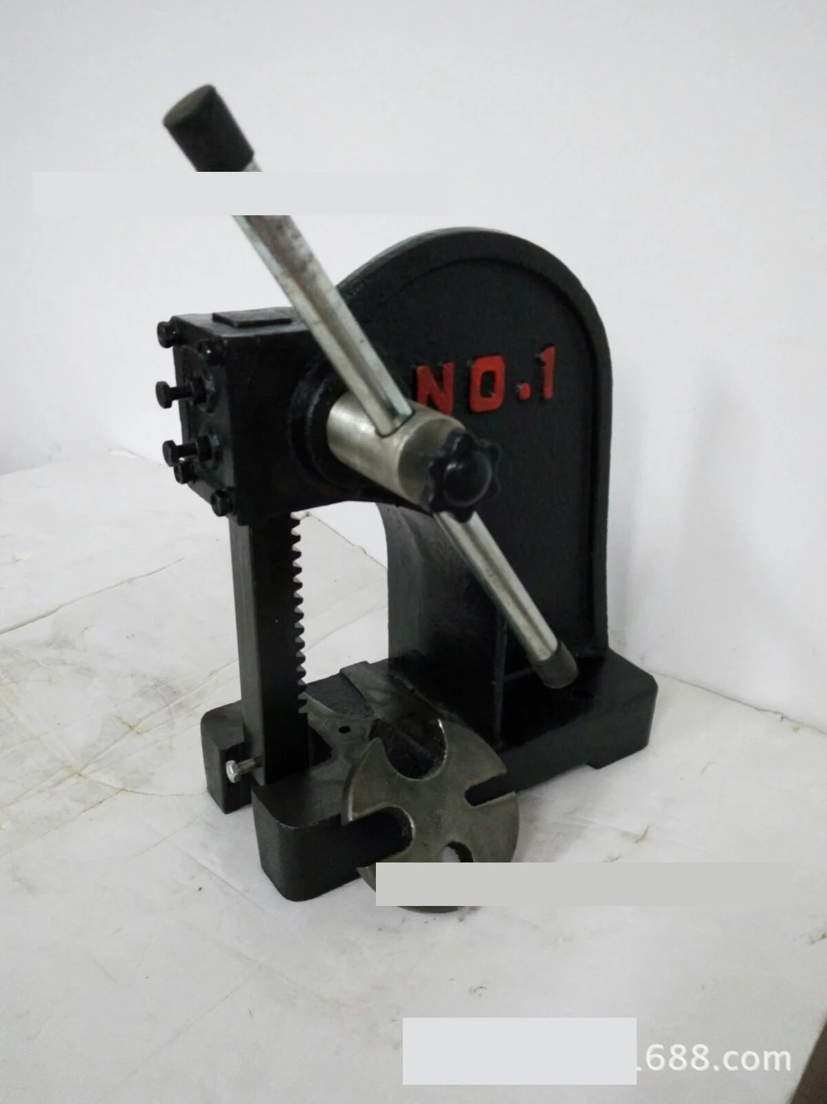 

1T Manual Desktop Hand Punch Press Machine Metal Arbor Press Tools