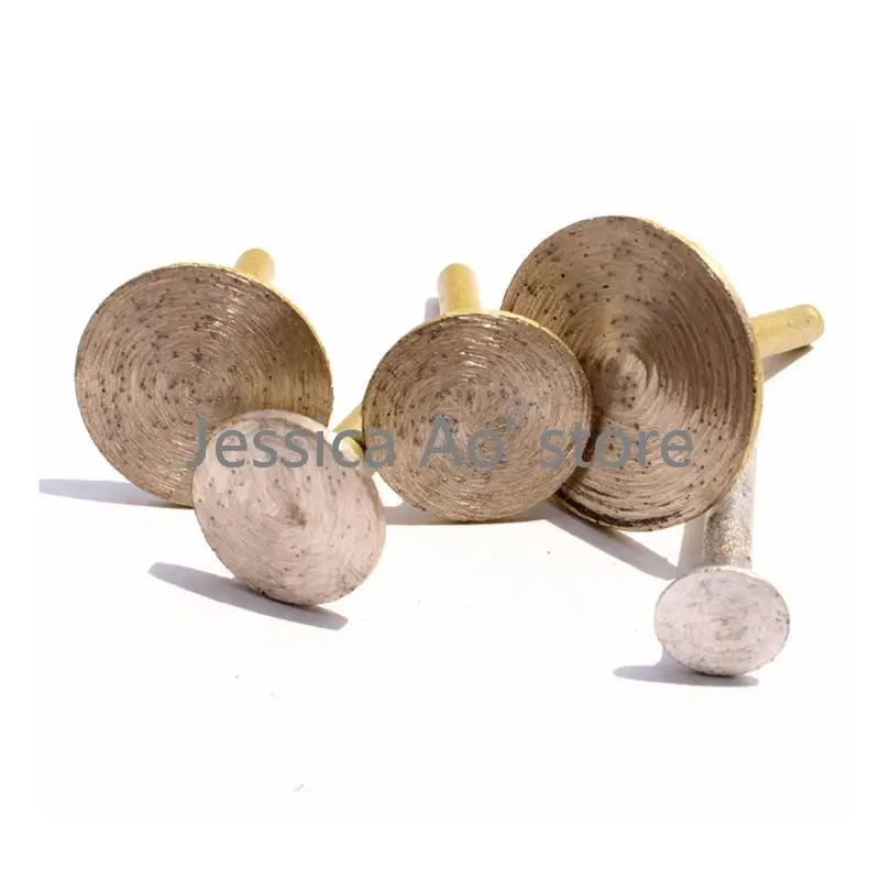 5pcs 15-40mm giada intaglio sinterizzato lame diamantate T testa di macinazione disco da taglio strumenti per intaglio della pietra scritte per rettifica del marmo