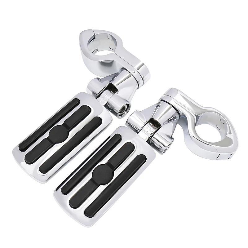 32MM Motorcycle Engine Guard Footrest Highway Footpegs Foot Pegs Mount Kit for Harley Davidson Street Sportster Dyna Softail