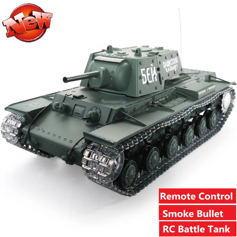 High Simulation Russia Armoured Assault Remote Control RC Battle Tank Toy Model With Smoking Bullet flash led light sound effect