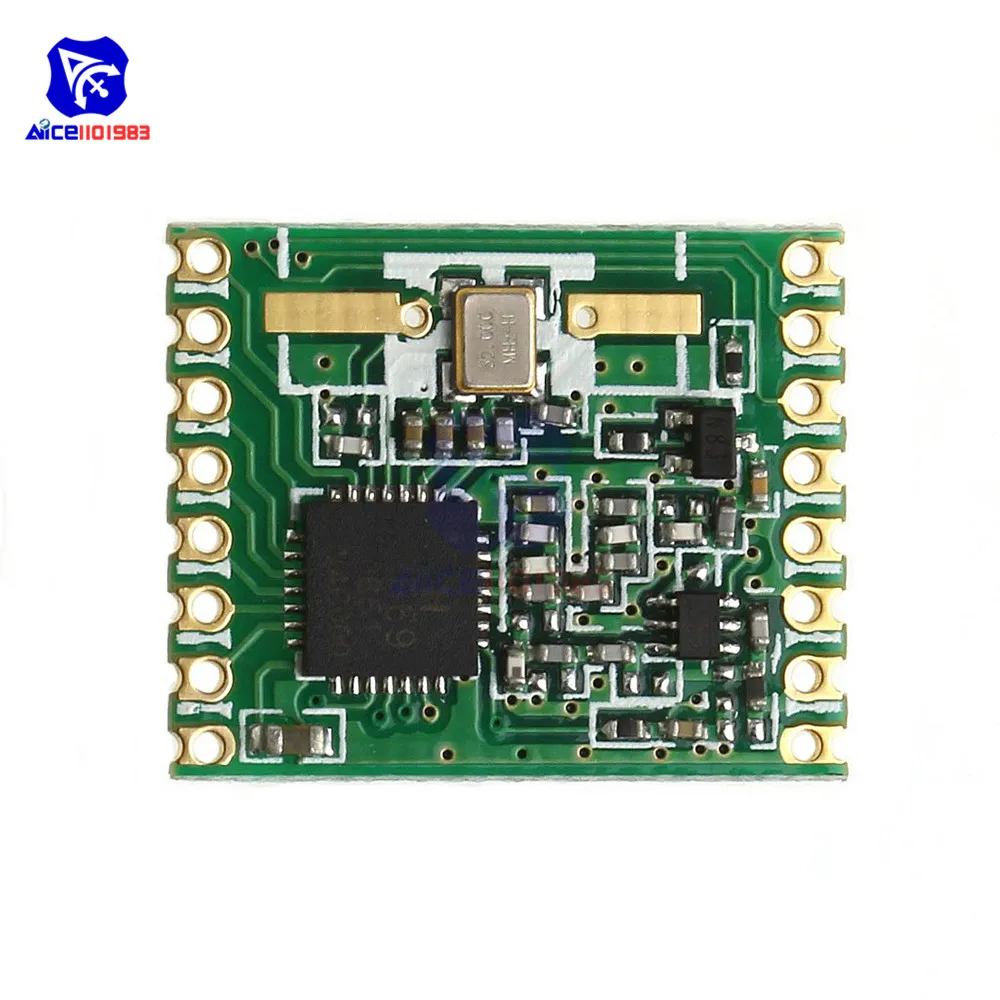 diymore RFM69W 433Mhz / 868Mhz / 915Mhz 20dBm 868S2 HopeRF Wireless Transceiver Module for Remote