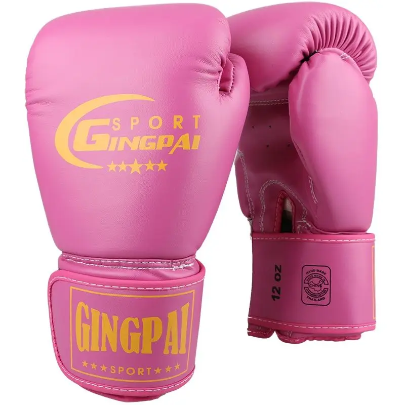 

10oz/12oz Adult Male female Boxing gloves Kickboxing MMA Glove Fighting Cuero Punching Gloves Guantes De Gloves 5 Colors