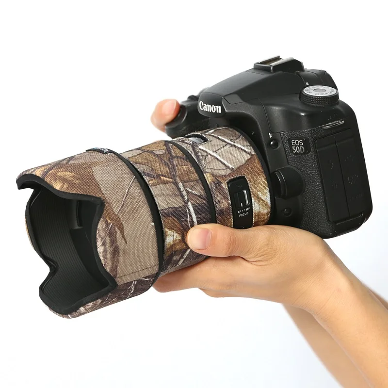 معطف بعدسة رولانبرو لسيغما ، غطاء مطر مموّه ، غلاف واقي للعدسات ، حقيبة مسدسات ، ملابس تصوير ، 1.4 DG Art ، 50 fma