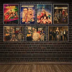 The Big Bang Theory Classic tv series poster Kraft Paper print vintage Poster home decor Wall Decorative Paintings wall art