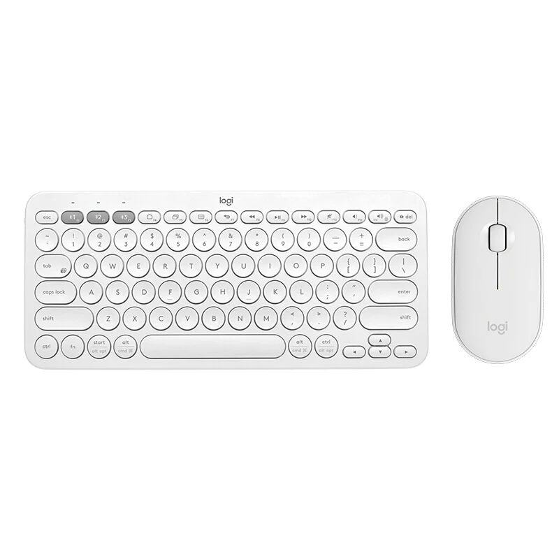 Logitech K380 wireless Bluetooth keyboard and mouse set keyboard mute keyboard and mouse set K380 black + Pebble black