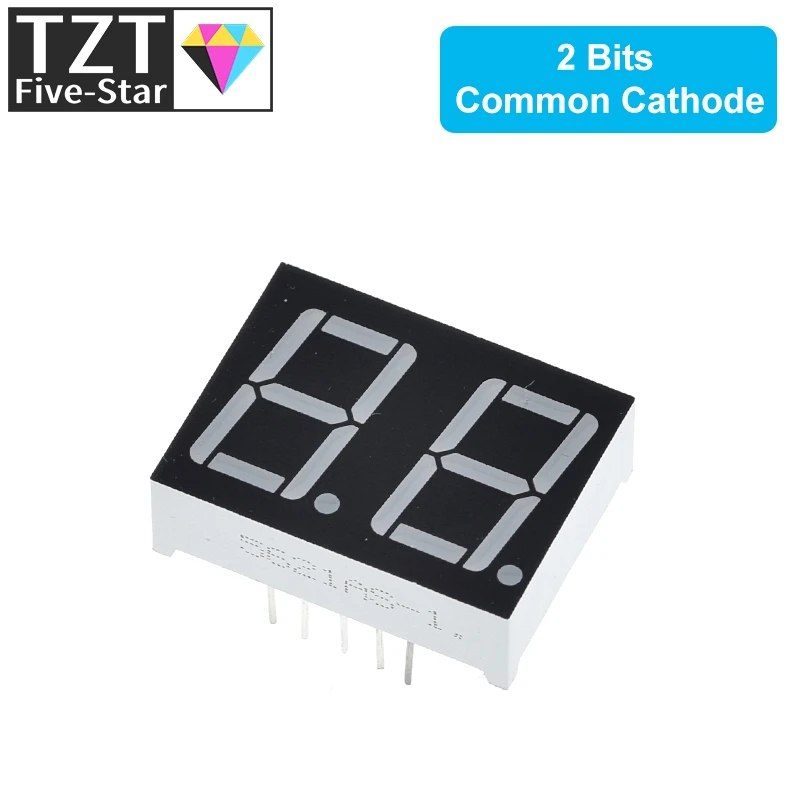 0,56 Zoll LED-Anzeige 7-Segment 1 Bit/2 Bit/3 Bit/4 Bit Ziffernrohr Rot Gemeinsame Kathode / Anode Digital 0,56 Zoll LED 7-Segment – Detail 8