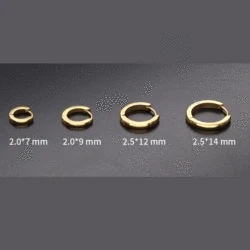 7-14mm Stainless Steel Simple Mini Circle Tiny Hoop Earrings for Women Cool Round Geometry Small Little Huggies Earrings Girl