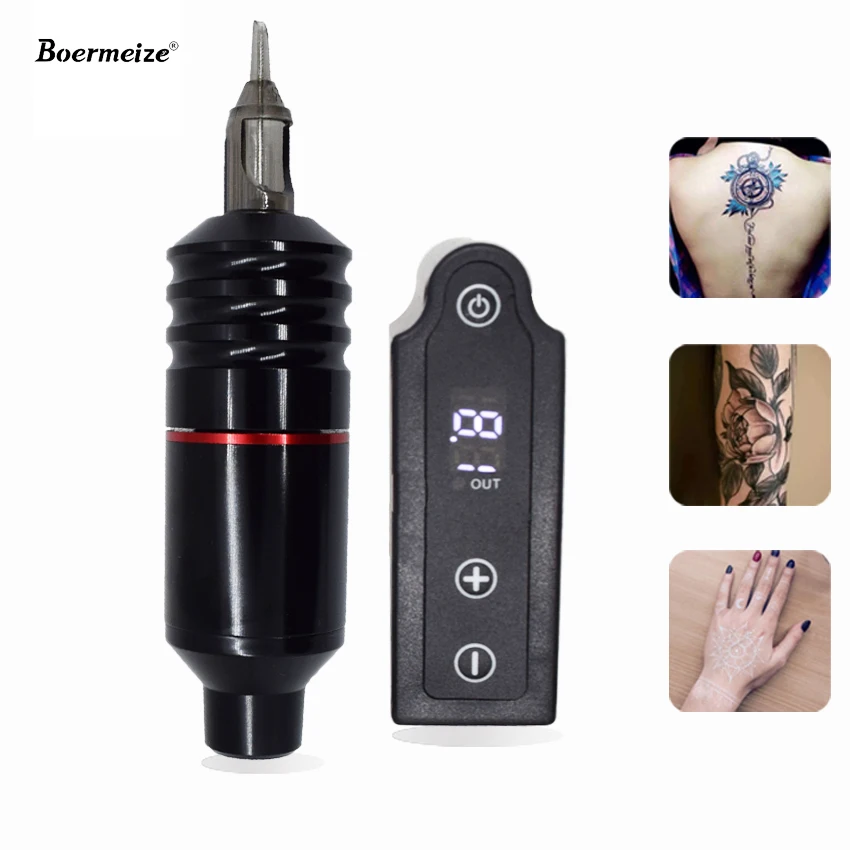 

Tattoo Supply RCA Connector Batterie Tatouage Tattoo Power Adaptor for Permanent Makeup Kit Rotary Machine Pen Cartridge Needle